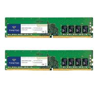 Timetec Premium 16 Go KIT(2x8 Go) DDR4 2666MHz PC4-21300 Unbuffered Non-ECC Unbuffered 1.2V CL19 1Rx8 Single Rank 288 Pin UDIMM Ordinateur de Bureau Mémoire RAM Module Mise à Niveau