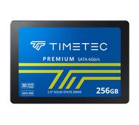 Timetec SSD 256 Go 3D NAND QLC SATA III 6 Gb/s 2,5 Pouces 7 mm Vitesse de Lecture jusqu'à 530 Mo/s