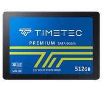 Timetec SSD 512Go 3D NAND TLC SATA III 6Gb/s 2,5 Pouces 7 mm(0,28") 200 ToW Vitesse de Lecture jusqu'à 550Mo/s SLC Cache Performance Boost Disque SSD Interne pour PC de Bureau et Ordinateur Portable