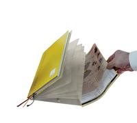 TimeTEX - Aufsteck-Fächermappe für Schulplaner A5-Plus | Fächermappe A5 zum Verstauen & Organisieren von Dokumenten für Schulplaner | Transparent