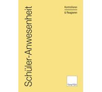 TimeTEX Cahier de présence scolaire A4