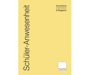 TimeTEX Cahier de présence scolaire A4