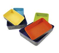 TimeTEX Lot de 3 bols en feutre Colori.