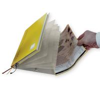 TimeTEX - Porte-documents à clipser pour agenda scolaire A4-Plus | Porte-documents A4 pour ranger et organiser des documents pour agenda scolaire | Transparent