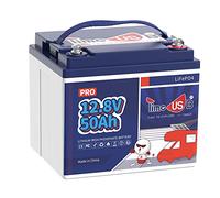 Timeusb Batterie LiFePO4 12V 50Ah Pro 640Wh Lithium pour Camping-car