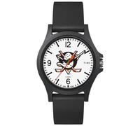 Timex Arena Montre pour homme Motif canards Anaheim 40 mm, noir