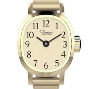 Timex Cavatina Mini montre pour femme 16 mm - Bracelet d'extension doré avec cadran champagne, boîtier doré
