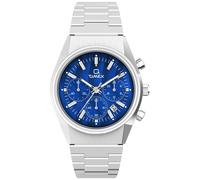 Timex Chronographe Q Timex Falcon Eye (40 Mm) Cadran Bleu / Bracelet En