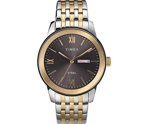 Timex Classics Bracelet en Acier Inoxydable pour Homme 41 mm TW2T50500