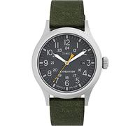Timex Expedition Scout Montre pour homme avec bracelet en cuir 40 mm TW4B22900