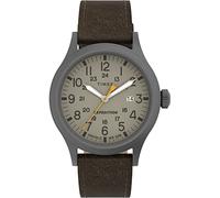 Timex Expedition Scout Montre pour homme avec bracelet en cuir 40 mm TW4B23100