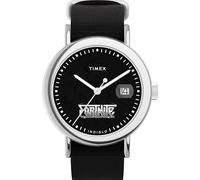 Timex Fortnite Weekender Montre pour homme 37 mm - Bracelet noir, cadran noir, boîtier argenté
