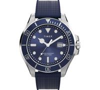Timex Montre Trend Watch TW2Y05000 Harborside Coast Homme Bleu caoutchouc 43 mm 10 bar