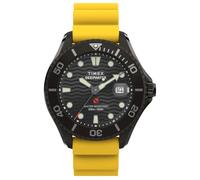 Timex Homme Analogique Quartz Montre Deep Water Meridian avec Bracelet en Acier Inoxydable