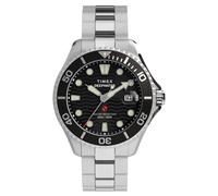 Timex Homme Analogique Quartz Montre Deep Water Meridian avec Bracelet en Acier Inoxydable