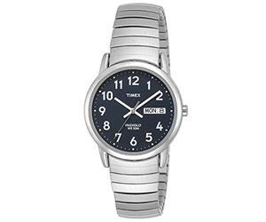 Timex - Homme - T20031 - Quartz Analogique - Blanc - Argent - Acier Inoxydable