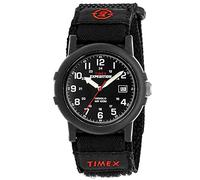Timex Montre Homme T40011 Quartz analogique Éclairage Noir Cuir