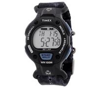 Timex Ironman Montre pour homme moderne vintage 38 mm - Bracelet noir cadran numérique boîtier noir
