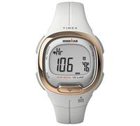 Timex Ironman Transit Montre pour femmes, 33 mm, bracelet en résine blanc, en deux pièces, cadran numérique, boîtier blanc TW5M40400