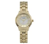 Timex Main Street TW2Y38600 Montre pour Femmes, 30 mm; Bracelet en Alliage doré