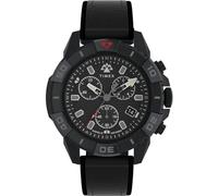 Timex Men's Chronograph Quartz Watch with a Leather Strap Ridge Chrono