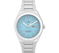 Timex Men's Continental Analogue Quartz Watch Bleu/Argenté Taille unique Male