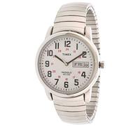 Timex Men's Easy Reader T2N091 Silver Stainless-Steel Quartz Fashion Watch