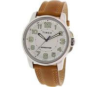 Timex Men's Expedition TW4B16400 Silver Leather Japanese Quartz Fashion Watch
