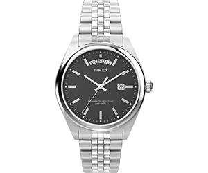 Timex Men's Legacy Day and Date 41mm Stainless Steel Bracelet Watch