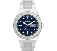 Timex Men's Water Resistant Analogue Quartz Watch Bleu/Acier Taille unique Male