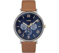 Timex Mixte Adulte Analogique Quartz Montre avec Bracelet en Cuir