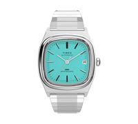 TIMEX Montre à affichage analogique 'Automatic 1983 E Line Reissue' bleu, Taille One Size