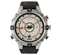 TIMEX Montre à affichage analogique beige / marron, Taille One Size