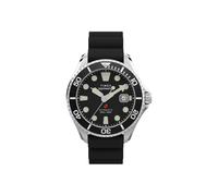 TIMEX Montre à affichage analogique 'Deepwater Meridian' noir / argent, Taille One Size