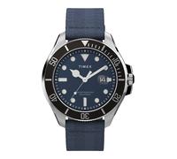 TIMEX Montre à affichage analogique 'Harborside Coast' marine / gris argenté, Taille One Size