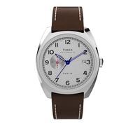 Timex Montre Automatique Marlin – Multi-cadrans, sous-cadran, bracelet en cuir