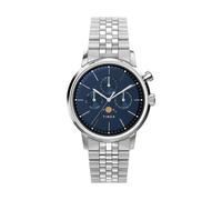 TIMEX Montre à affichage analogique 'Marlin® Moon Phase' pétrole / argent, Taille One Size