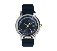 TIMEX Montre à affichage analogique ' Marlin® Quartz GMT ' bleu, Taille One Size