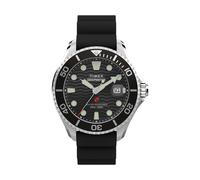 TIMEX Montre à affichage analogique 'Meridian' noir / argent, Taille One Size