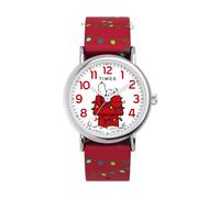 TIMEX Montre à affichage analogique 'Peanuts Weekender Holiday' mélange de couleurs / rouge, Taille One Size