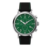 TIMEX Montre à affichage analogique ' Standard Essential Collection ' vert / noir / argent, Taille One Size