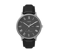 TIMEX Montre à affichage analogique ' Waterbury Classic' noir / argent, Taille One Size