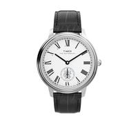 TIMEX Montre à affichage analogique 'Waterbury Metropolitan' noir / argent / blanc, Taille One Size