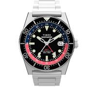 Timex Deepwater Reef 200 GMT 41 mm Montre en acier inoxydable TW2W95300