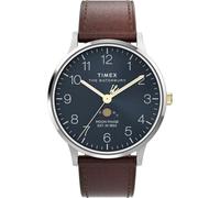 Timex Montre Analogique Quartz pour Hommes Waterbury Classic Moon Phase