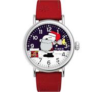Timex Montre Analogique Quartz pour Mixte x Peanuts Standard Snoopy Santa