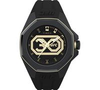 Timex Montre Analogue pour Hommes avec Un Bracelet en Silicone UFC Pro 30th Anniversary