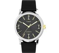 Timex Montre Automatique Analogique pour Homme avec Un Bracelet en Cuir Marlin Automatique