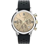 Timex Montre Chronographe pour Hommes avec Un Bracelet en Cuir Marlin