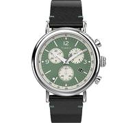 Timex Montre Chronographe pour Hommes avec Un Bracelet en Cuir Waterbury Standard